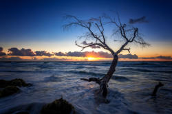 Sonnenuntergang Ostsee auf dem Darß 2