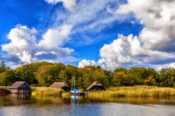 Fischerhütten Hafen Prerow